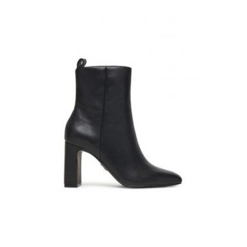 Botine dama -  negru - piele ecologica - Botine dama -  negru - piele ecologica -