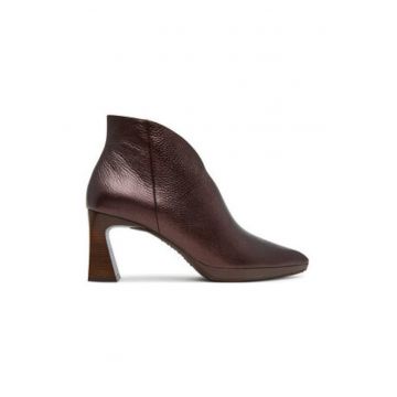 Botine dama pana la glezna -  305492838 - piele naturala - maro - Botine dama pana la glezna -  305492838 - piele naturala - maro -