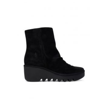 Botine dama pana la glezna -  305622716 - piele naturala - negru Botine dama pana la glezna -  305622716 - piele naturala - negru