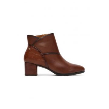 Botine dama  piele naturala maro Botine dama  piele naturala maro