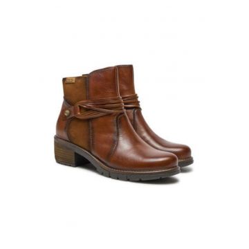 Botine dama -  piele naturala - maro Botine dama -  piele naturala - maro