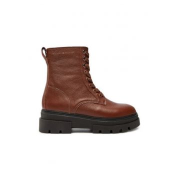 Botine dama -  piele naturala - maro