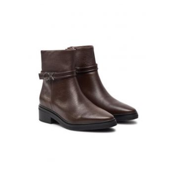 Botine dama -  piele naturala - maro - Botine dama -  piele naturala - maro -