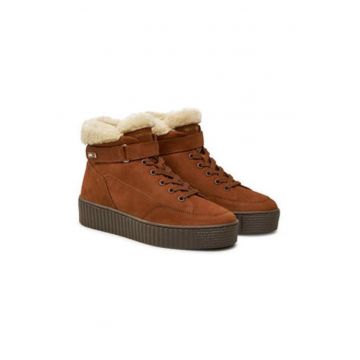Botine dama -   - piele naturala - maro