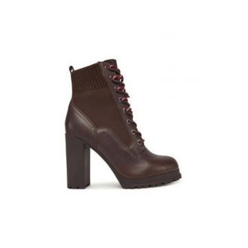 Botine dama -  piele naturala - maro Botine dama -  piele naturala - maro