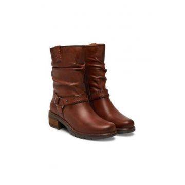 Botine dama -  piele naturala - maro set ghetute Botine dama -  piele naturala - maro set ghetute