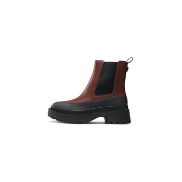 Botine dama  Piele naturala - Maro Botine dama  Piele naturala - Maro