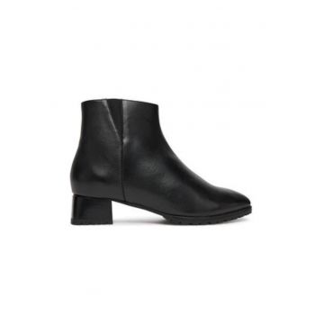 Botine dama -  piele naturala - negru Botine dama -  piele naturala - negru