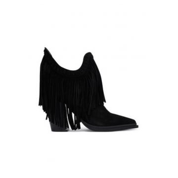 Botine dama -  piele naturala negru Botine dama -  piele naturala negru