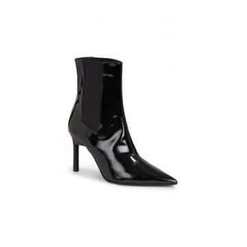 Botine dama -   - piele naturala - negru Botine dama -   - piele naturala - negru