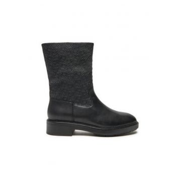 Botine dama -  piele naturala - negru - Botine dama -  piele naturala - negru -
