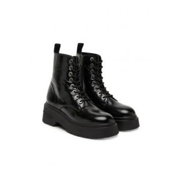 Botine dama -  piele naturala - negru - set de ghetute Botine dama -  piele naturala - negru - set de ghetute