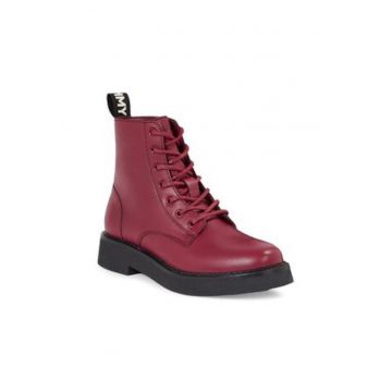 Botine dama -  piele naturala - rosu Botine dama -  piele naturala - rosu