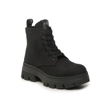 Botine dama -  textil - negru - Botine dama -  textil - negru -