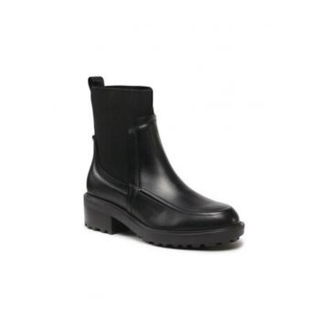 Botine dama -  textil - negru -