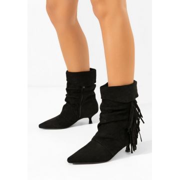 Botine dama cu toc Deizy negre