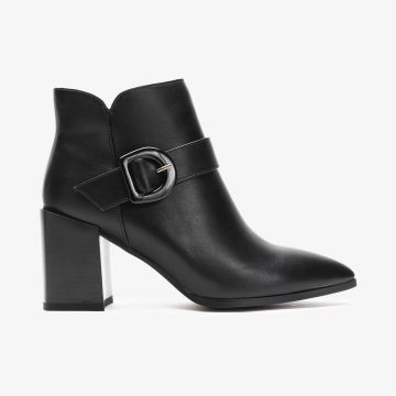 Botine dama din Piele Ecologica CRL0660 Negru