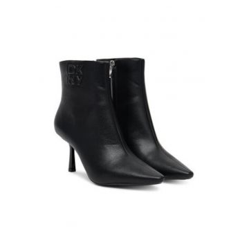 Botine dama -  piele ecologica - negru Botine dama -  piele ecologica - negru