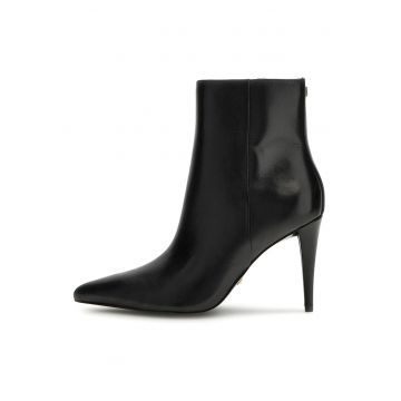 Botine de piele cu varf ascutit Slinks Botine de piele cu varf ascutit Slinks