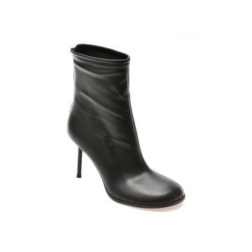 Botine elegante ALDO negre, EVANDER 001, din piele ecologica