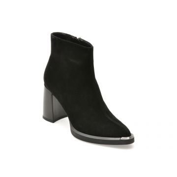Botine FLAVIA PASSINI negre, AC5995, din piele intoarsa Botine FLAVIA PASSINI negre, AC5995, din piele intoarsa