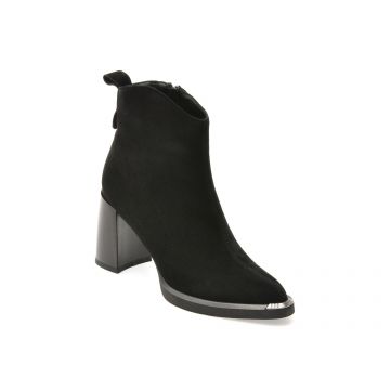 Botine FLAVIA PASSINI negre, C5995, din piele intoarsa Botine FLAVIA PASSINI negre, C5995, din piele intoarsa