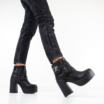 Botine Amalie Negre